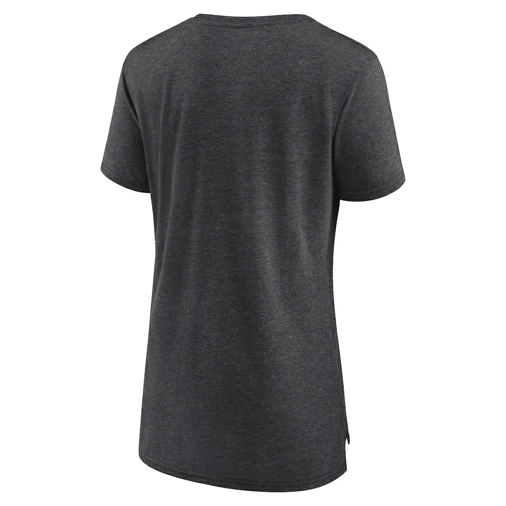 Jacksonville Jaguars Women's Our Pastime Tri-Blend T-Shirt - Heather Charcoal on sale