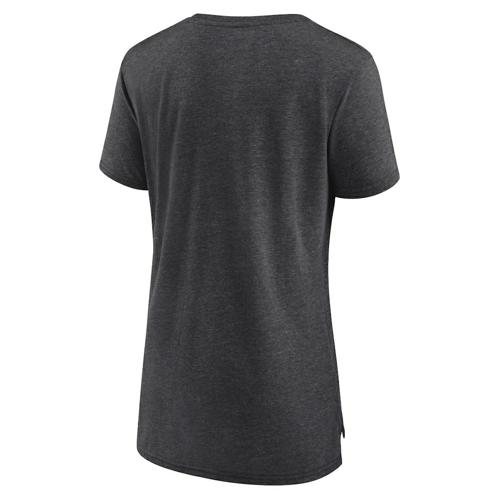 Jacksonville Jaguars Women's Our Pastime Tri-Blend T-Shirt - Heather Charcoal on sale