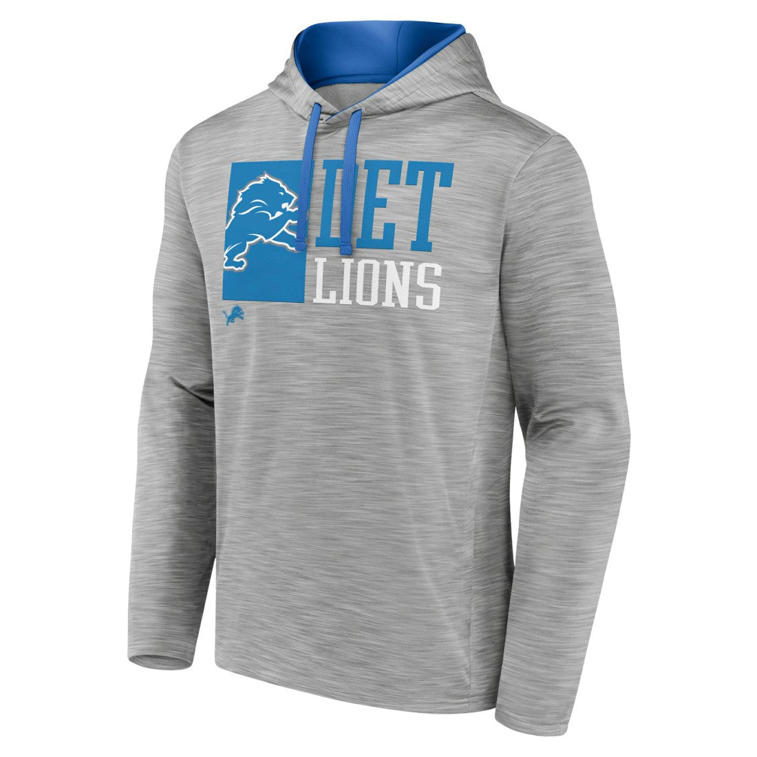 Detroit Lions Never Quit Hoodie - Heather Gray on sale