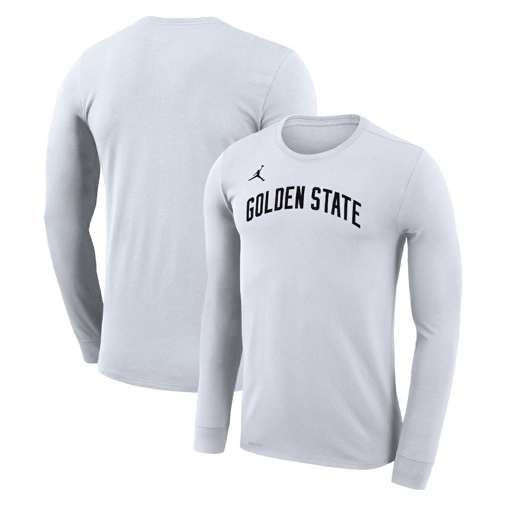 Golden State Warriors Jordan Brand Unisex Statement Edition Legend Performance Long Sleeve T-Shirt sale - White cheap