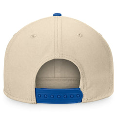 New York Islanders Fanatics Goalaso Snapback Hat Cream/Royal
