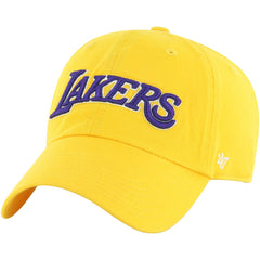 Los Angeles Lakers '47 Core Wordmark Clean Up Adjustable Hat - Gold | 47 brand outlet