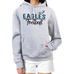 Philadelphia Eagles G-III 4Her by Carl Banks Women's Graphic Fleece Pullover Hoodie - Heather Gray outlet