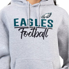 Philadelphia Eagles G-III 4Her by Carl Banks Women's Graphic Fleece Pullover Hoodie - Heather Gray outlet
