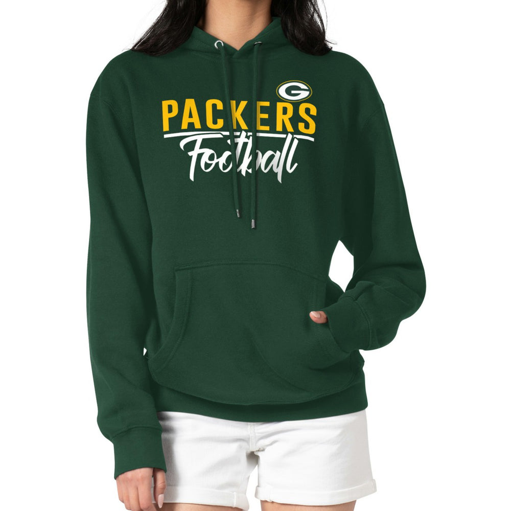 Green Bay Packers G-III 4Her by Carl Banks Women's Graphic Fleece Pullover Hoodie - Green cheap