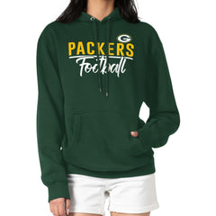 Green Bay Packers G-III 4Her by Carl Banks Women's Graphic Fleece Pullover Hoodie - Green cheap