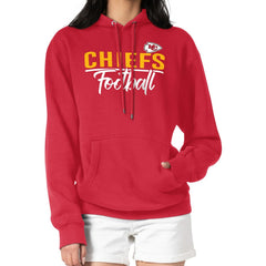 Kansas City Chiefs G-III 4Her by Carl Banks Women's Graphic Fleece Pullover Hoodie - Red discount