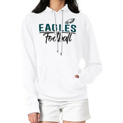 Philadelphia Eagles G-III 4Her by Carl Banks Women's Graphic Fleece Pullover Hoodie - White sale