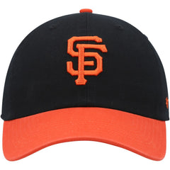 San Francisco Giants Clean Up Adjustable Hat - Black/Orange | 47 brand