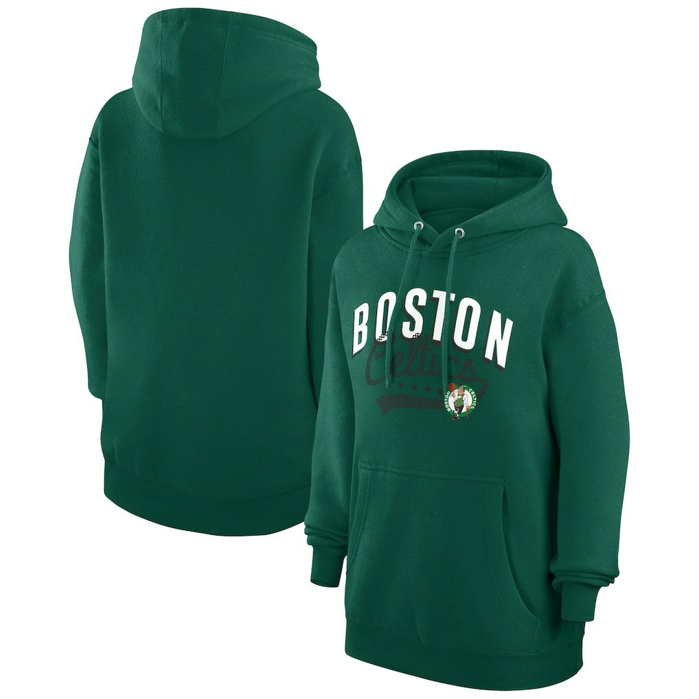 Boston Celtics G-III 4Her by Carl Banks Women's Filigree Logo Pullover Hoodie - Kelly Green sale