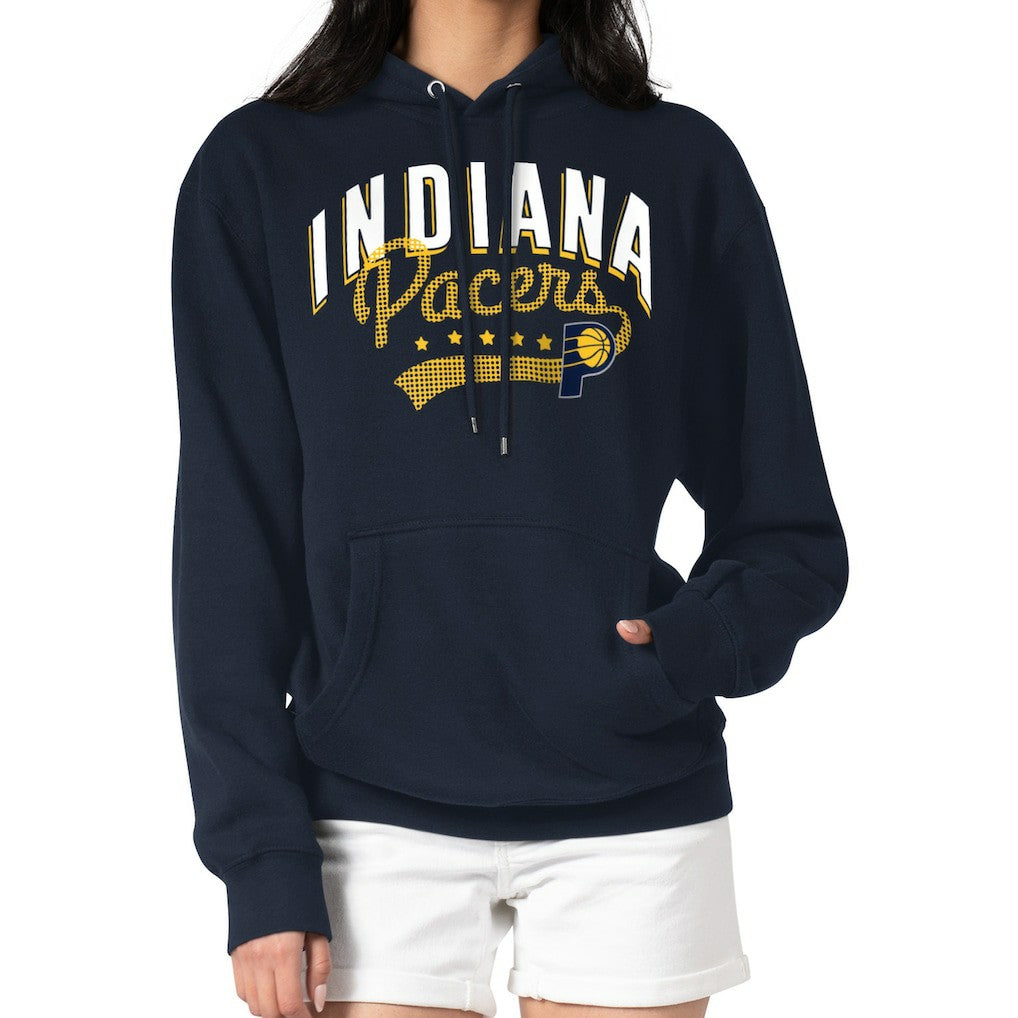 Indiana Pacers G-III 4Her by Carl Banks Women's Filigree Logo Pullover Hoodie - Navy shop