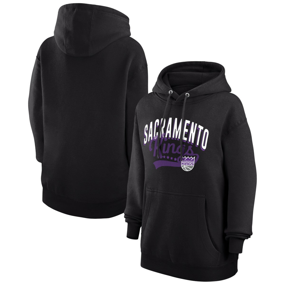 Sacramento Kings G-III 4Her by Carl Banks Women's Filigree Logo Pullover Hoodie - Black discount
