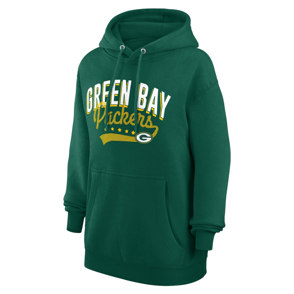 Green Bay Packers G-III 4Her by Carl Banks Women's Filigree Logo Pullover Hoodie – Green cheap