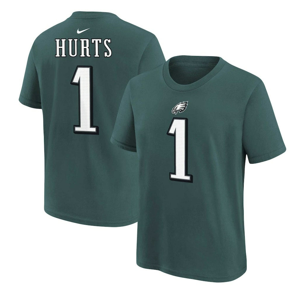 Jalen Hurts Philadelphia Eagles Youth Player Name & Number T-Shirt - Midnight Green | Nike sale