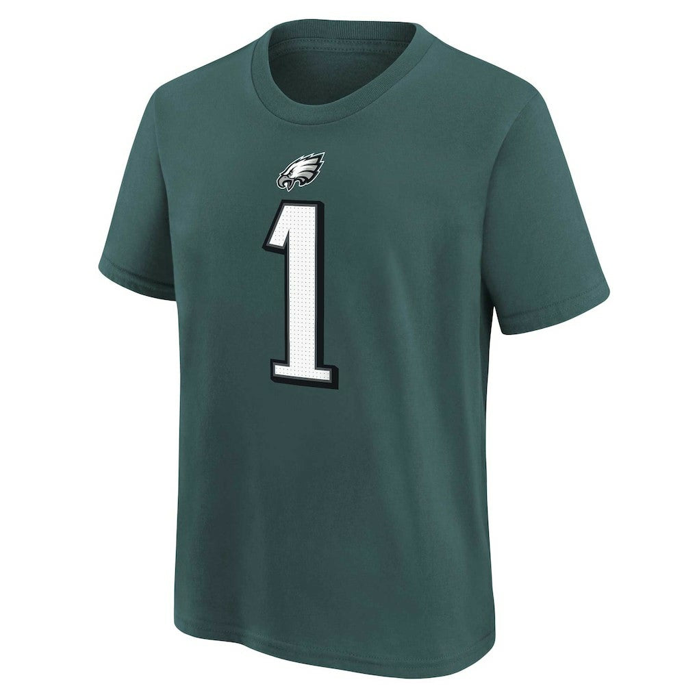 Jalen Hurts Philadelphia Eagles Youth Player Name & Number T-Shirt - Midnight Green | Nike sale