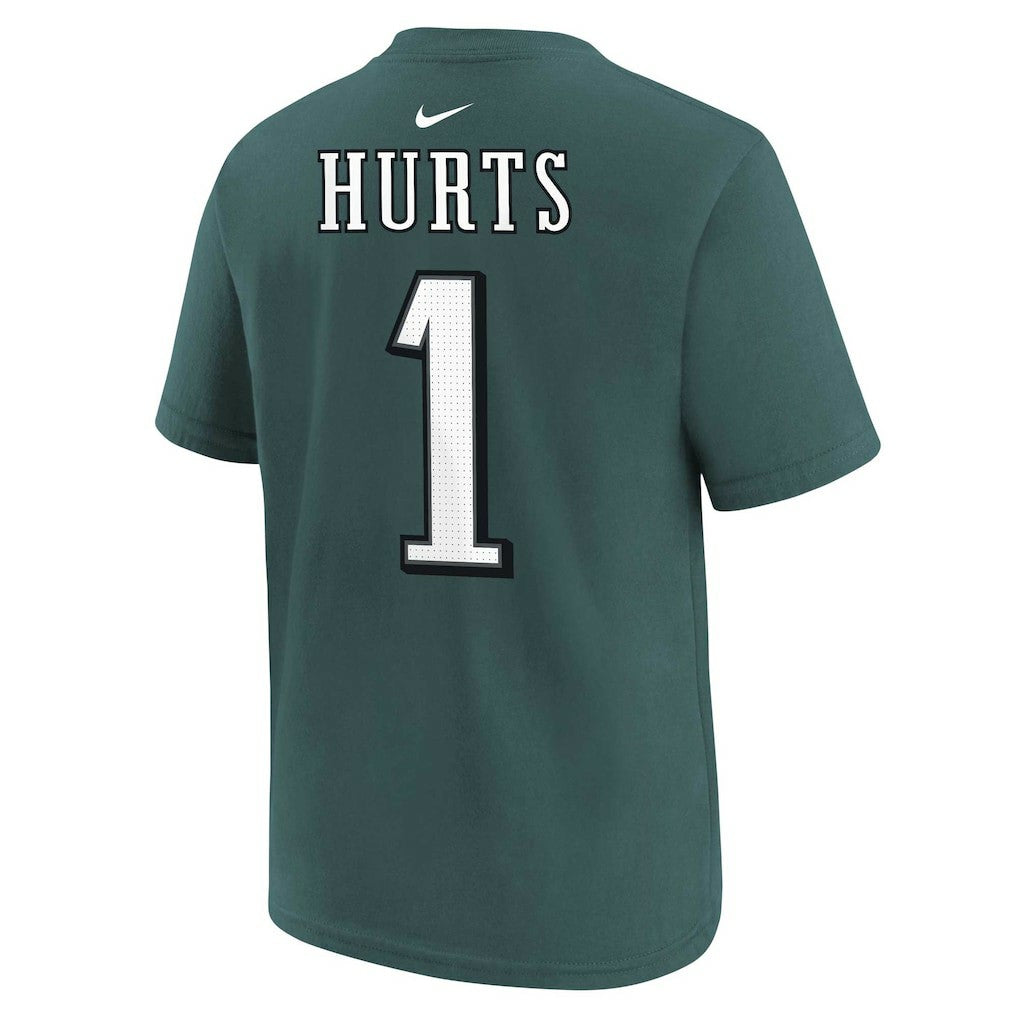 Jalen Hurts Philadelphia Eagles Youth Player Name & Number T-Shirt - Midnight Green | Nike sale