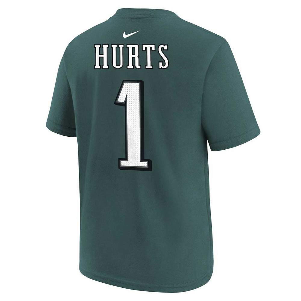 Jalen Hurts Philadelphia Eagles Youth Player Name & Number T-Shirt - Midnight Green | Nike sale