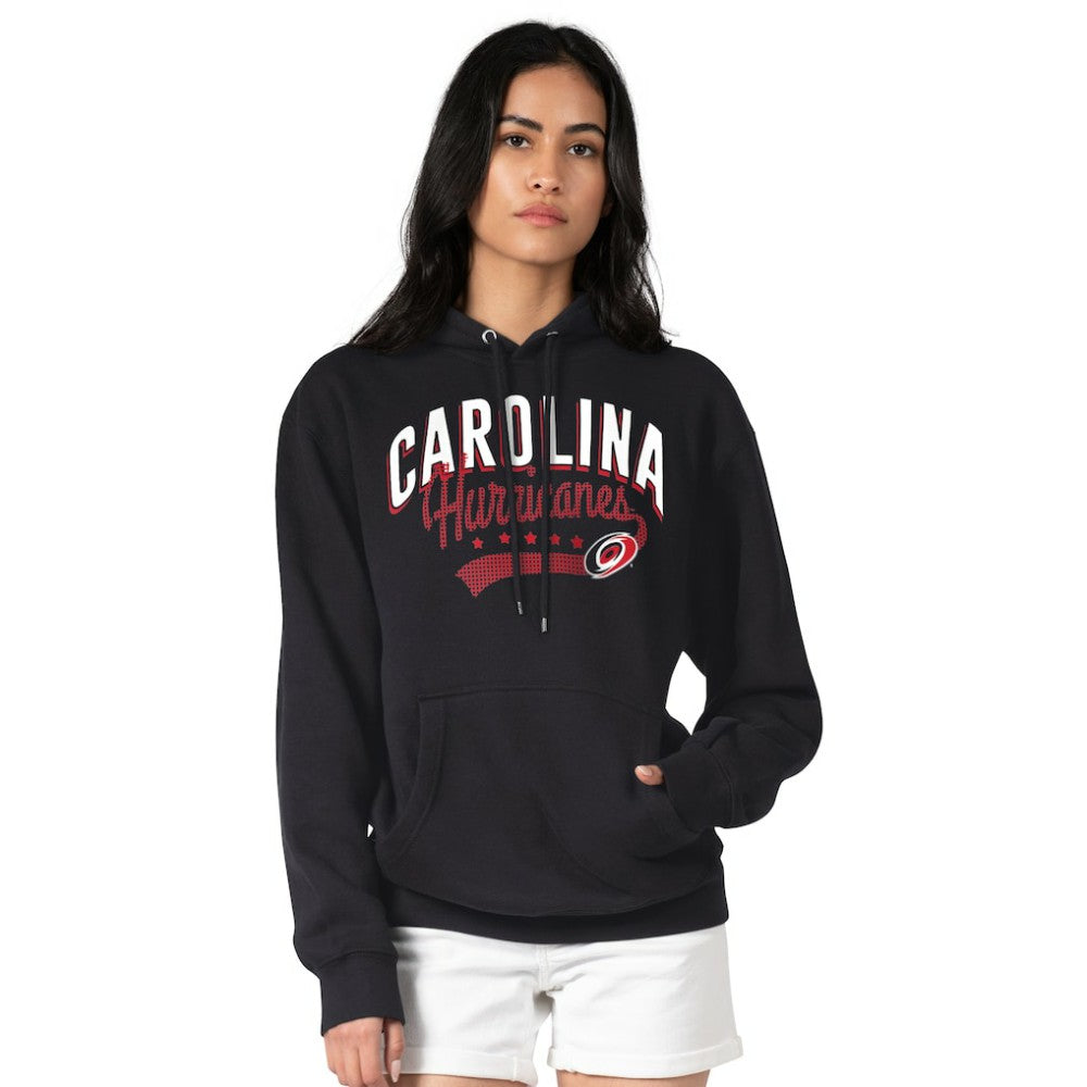 Carolina Hurricanes G-III 4Her by Carl Banks Women's Filigree Logo Pullover Hoodie – Black