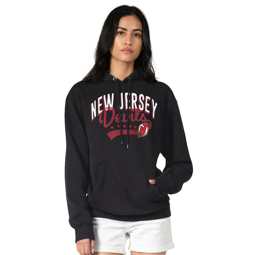New Jersey Devils G-III 4Her by Carl Banks Women's Filigree Logo Pullover Hoodie – Black