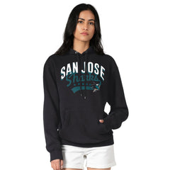 San Jose Sharks G-III 4Her by Carl Banks Women's Filigree Logo Pullover Hoodie – Black