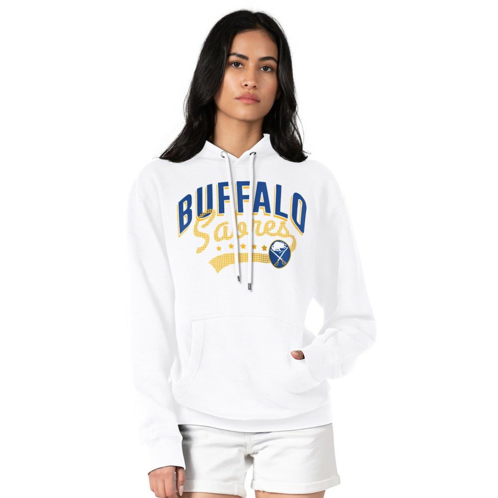 Buffalo Sabres G-III 4Her by Carl Banks Women's Filigree Logo Pullover Hoodie – White