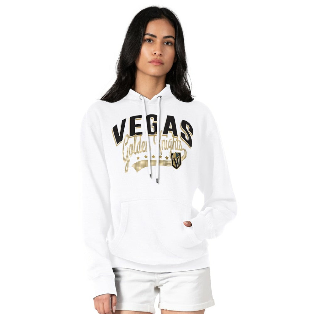 Vegas Golden Knights G-III 4Her by Carl Banks Women's Filigree Logo Pullover Hoodie – White