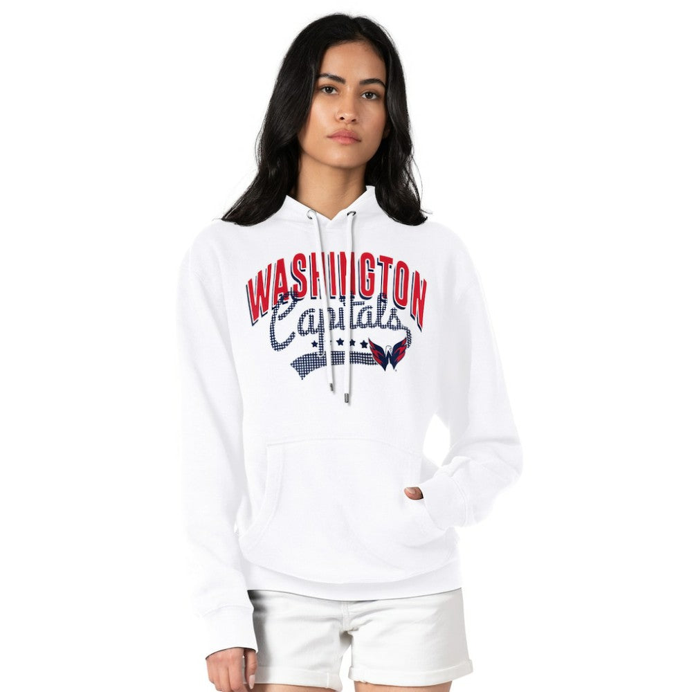 Washington Capitals G-III 4Her by Carl Banks Women's Filigree Logo Pullover Hoodie – White