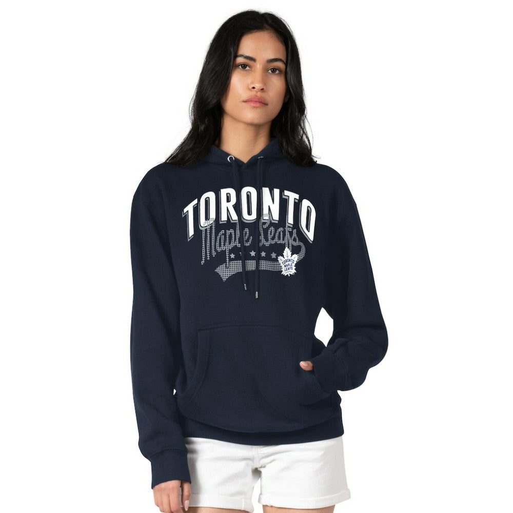 Toronto Maple Leafs G-III 4Her by Carl Banks Women's Filigree Logo Pullover Hoodie – Navy