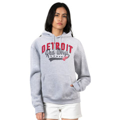 Detroit Red Wings G-III 4Her by Carl Banks Women's Filigree Logo Pullover Hoodie – Gray
