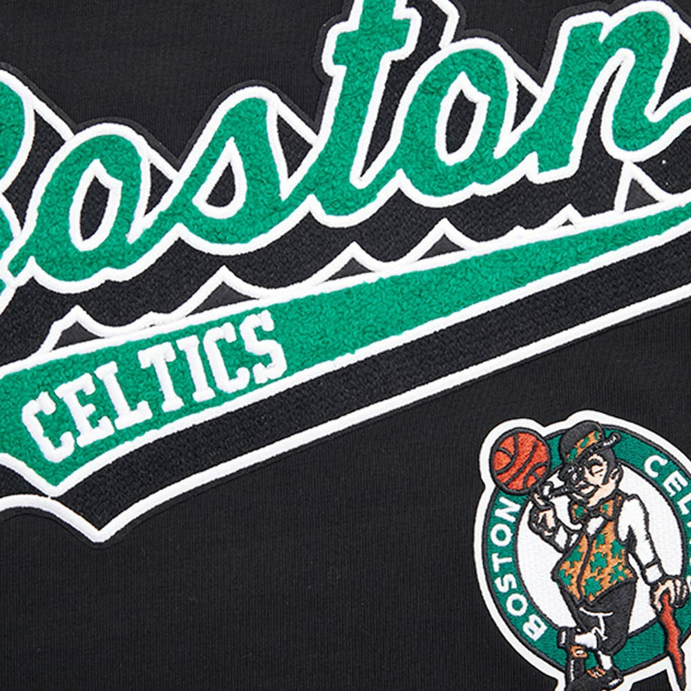 Boston Celtics Pro Standard Women's Script Boyfriend T-Shirt - Black discount