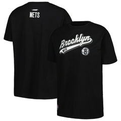 Brooklyn Nets Pro Standard Women's Script Boyfriend T-Shirt - Black for sale