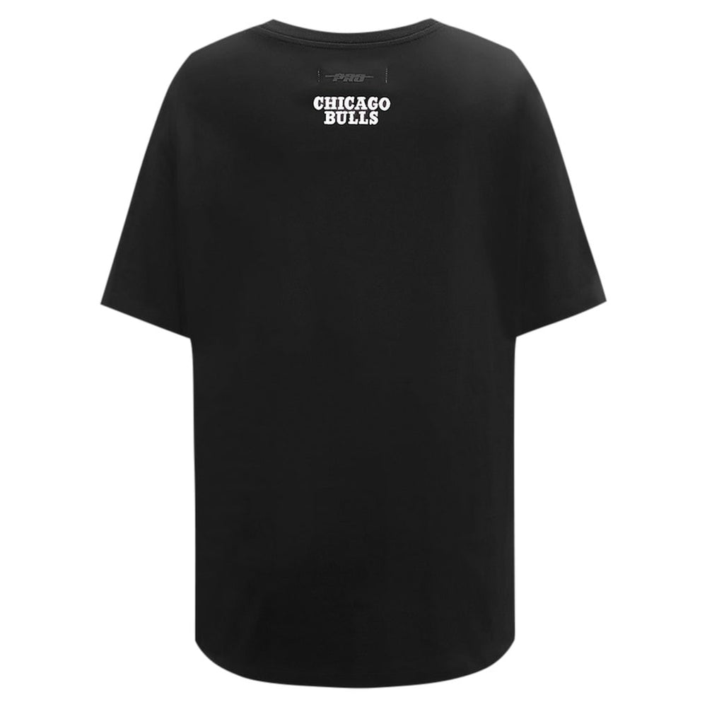 Chicago Bulls Pro Standard Women's Script Boyfriend T-Shirt sale - Black on sale