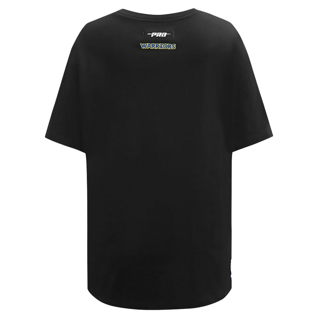 Golden State Warriors Pro Standard Women's Script Boyfriend T-Shirt sale - Black for sale