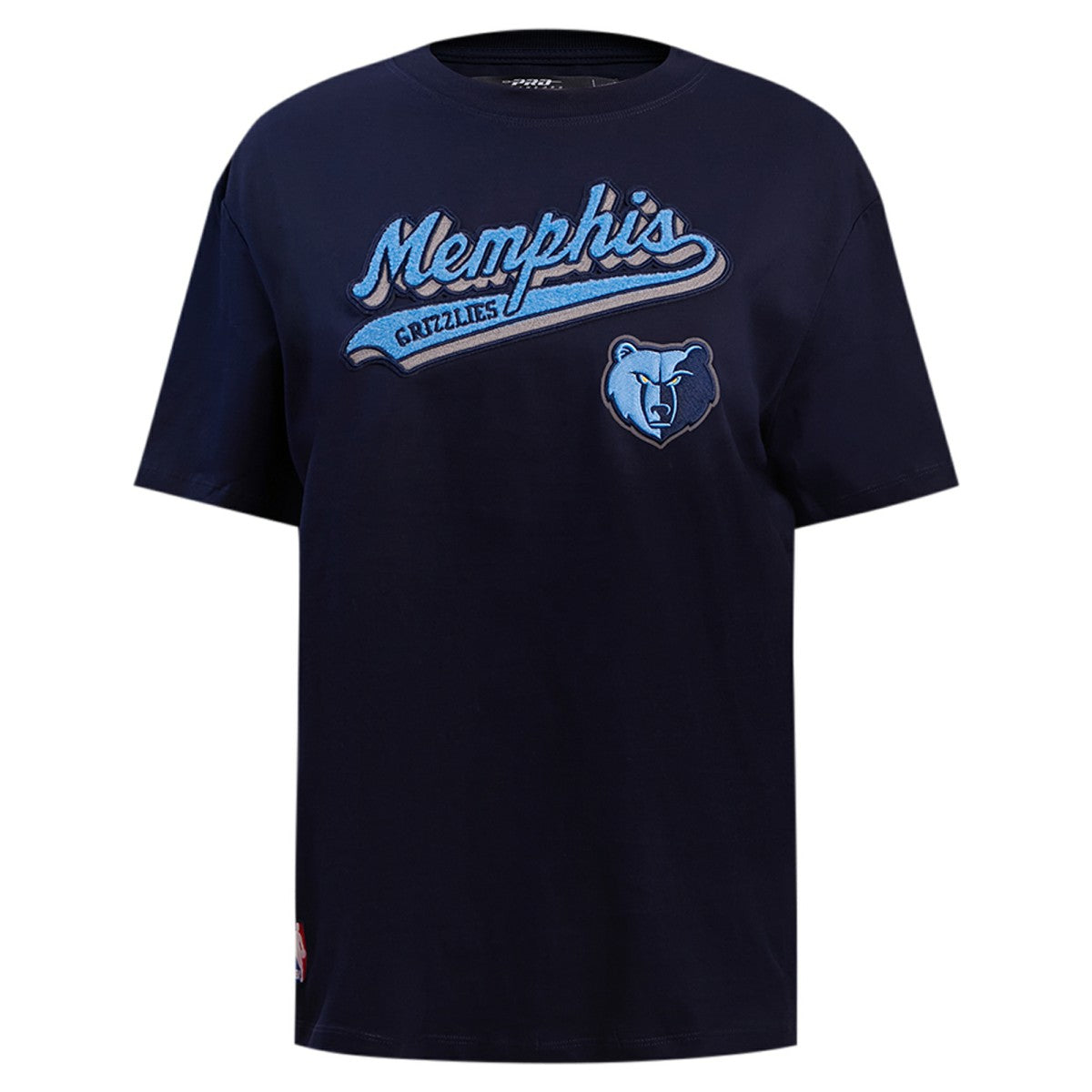 Memphis Grizzlies Pro Standard Women's Script Boyfriend T-Shirt - Navy shop