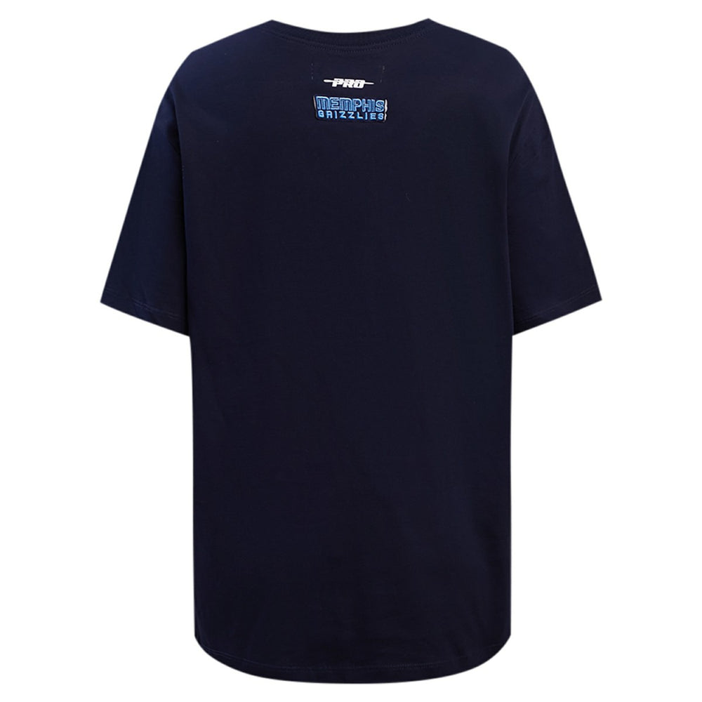Memphis Grizzlies Pro Standard Women's Script Boyfriend T-Shirt - Navy shop