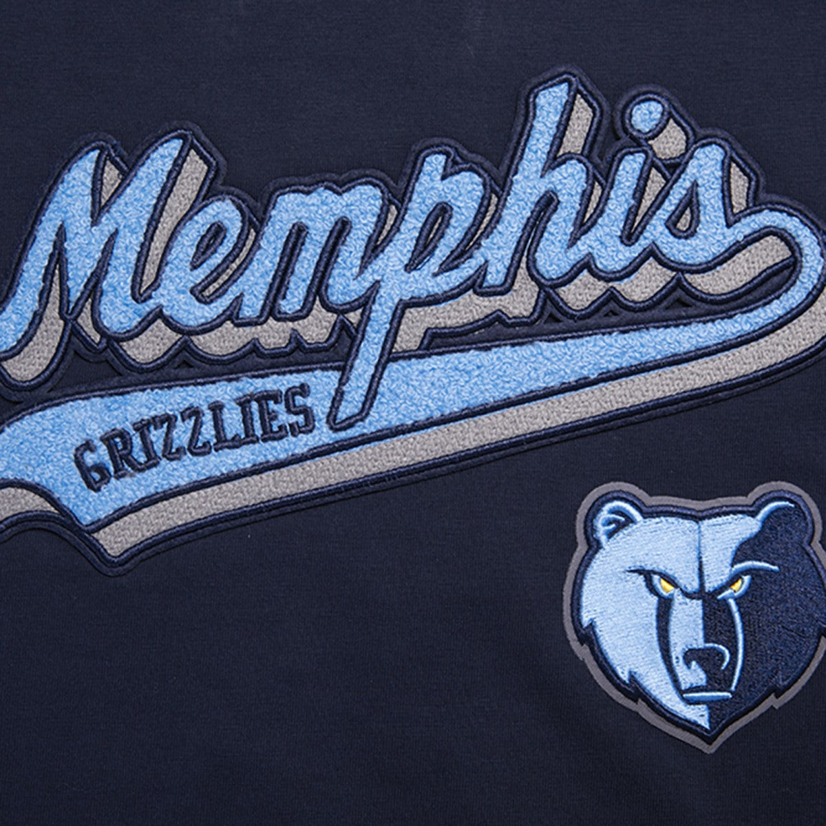 Memphis Grizzlies Pro Standard Women's Script Boyfriend T-Shirt - Navy shop