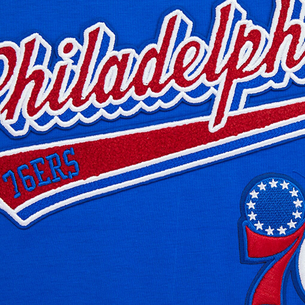 Philadelphia 76ers Pro Standard Women's Script Boyfriend T-Shirt - Royal shop