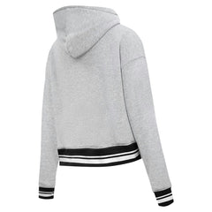Phoenix Suns Pro Standard Women's Script Tail Cropped Pullover Hoodie - Heather Gray cheap