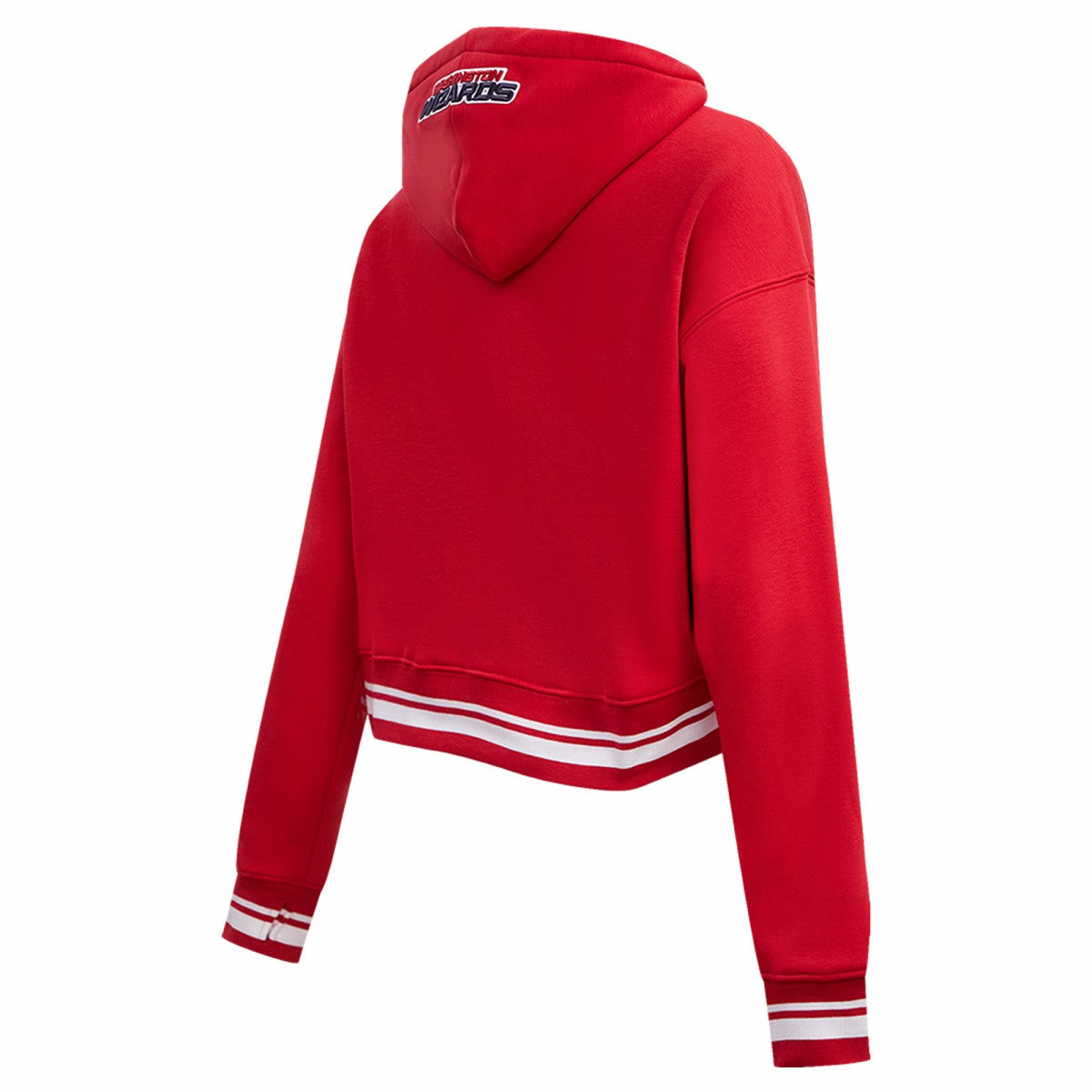 Washington Wizards Pro Standard Women's Script Tail Cropped Pullover Hoodie - Red for sale