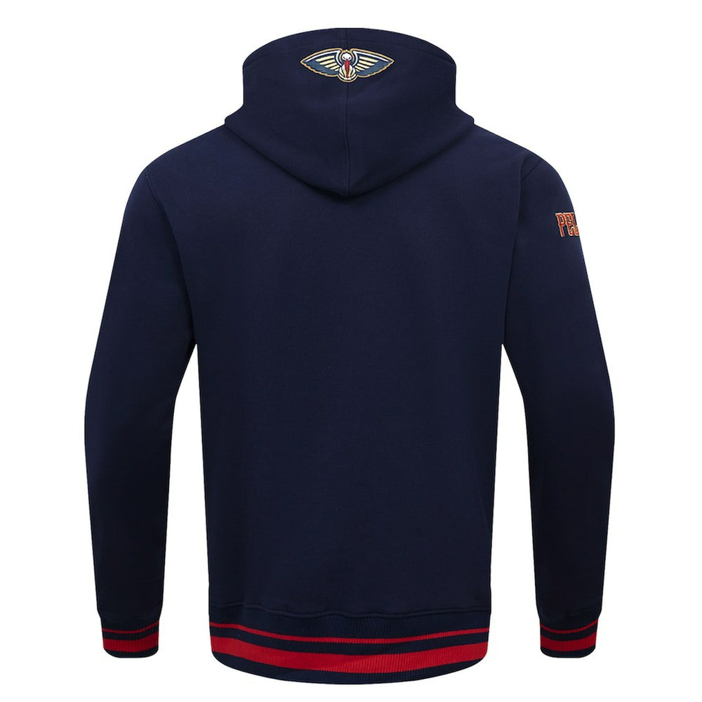 New Orleans Pelicans Pro Standard Script Tail Pullover Hoodie - Navy outlet