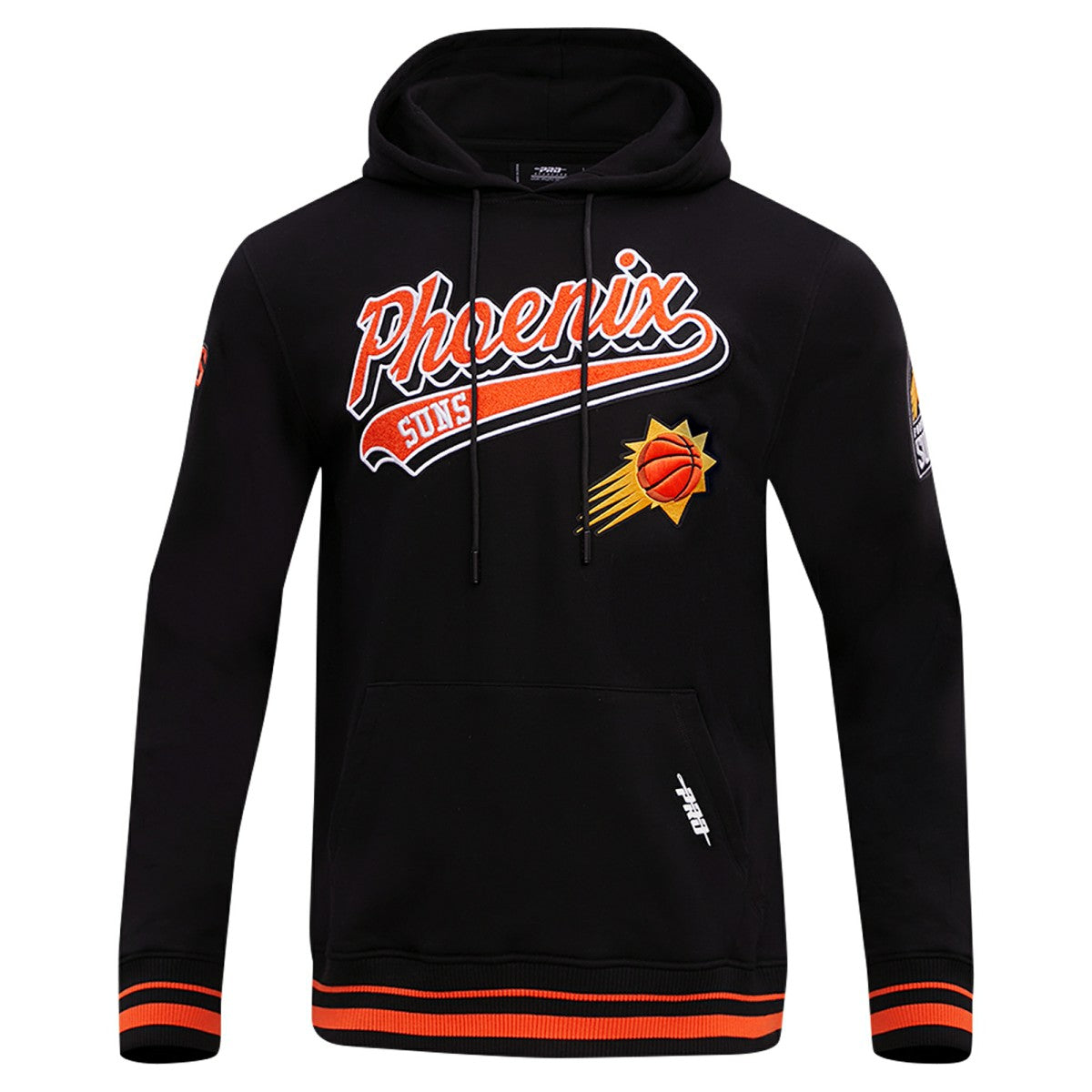 Phoenix Suns Pro Standard Script Tail Pullover Hoodie - Black for sale