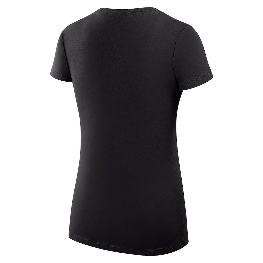 Cleveland Cavaliers G-III 4Her by Carl Banks Women's Super-Slim Fit Lightweight Filigree Logo V-Neck T-Shirt sale - Black discount