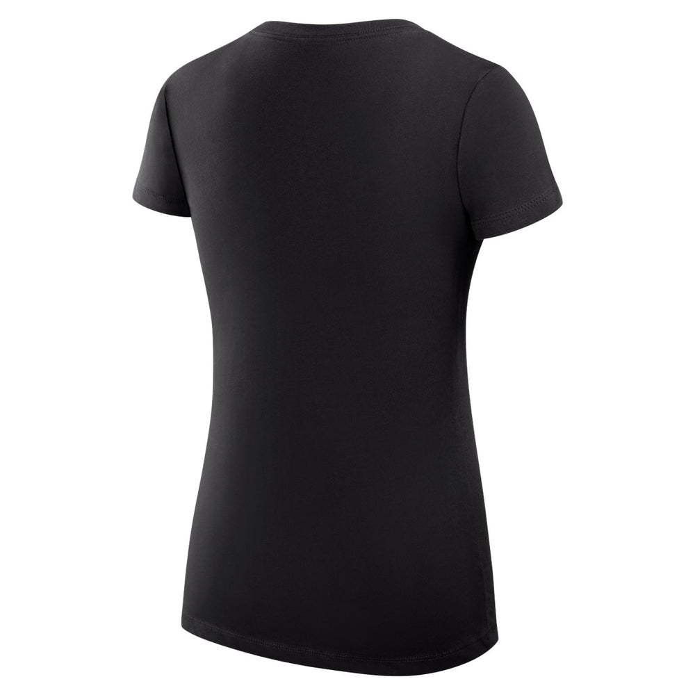 Sacramento Kings G-III 4Her by Carl Banks Women's Super-Slim Fit Lightweight Filigree Logo V-Neck T-Shirt - Black shop