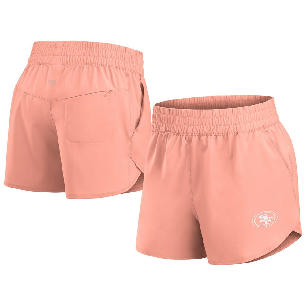 San Francisco 49ers Women's Front Office Woven Shorts - Coral online