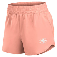 San Francisco 49ers Women's Front Office Woven Shorts - Coral online