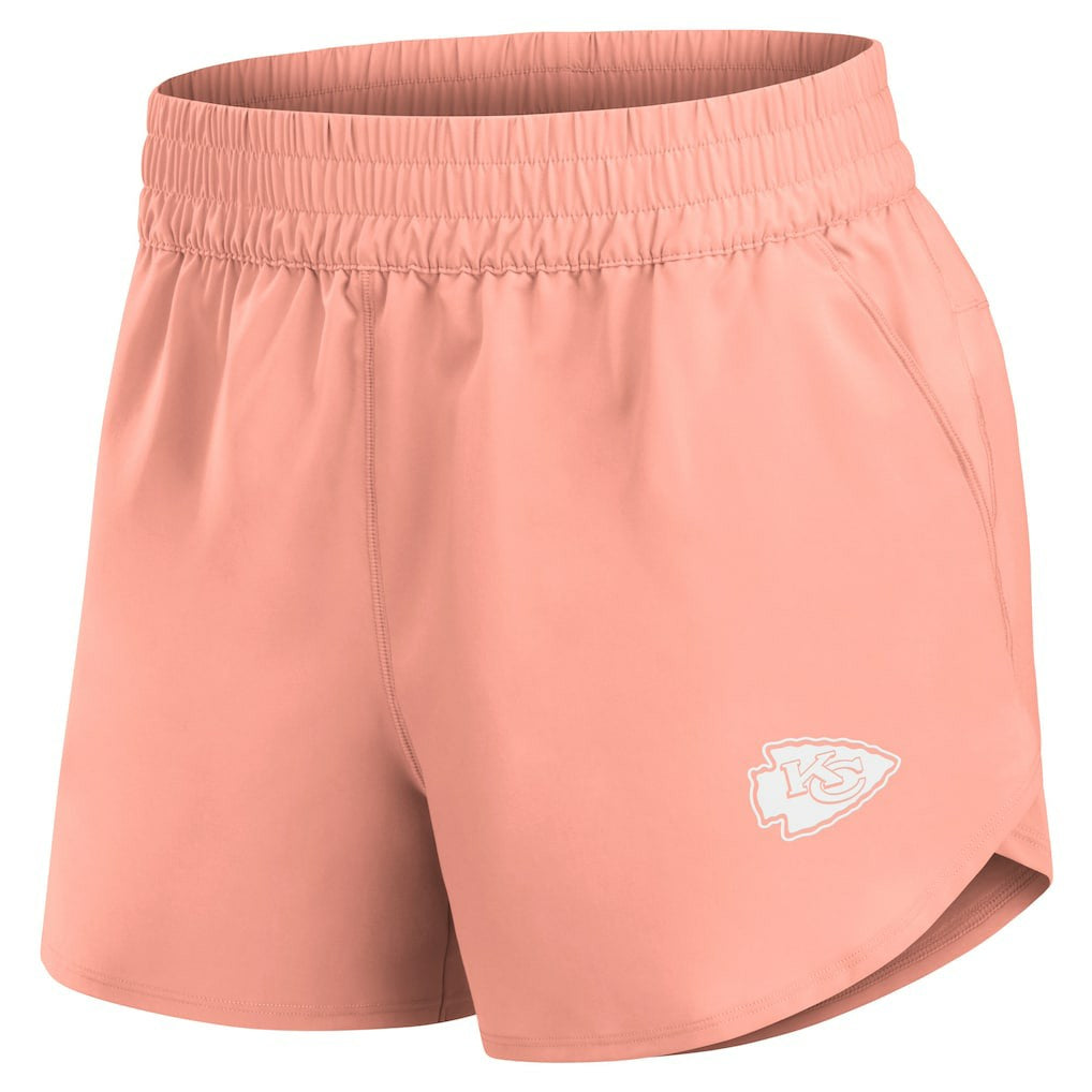 Kansas City Chiefs Women's Front Office Woven Shorts - Coral on sale