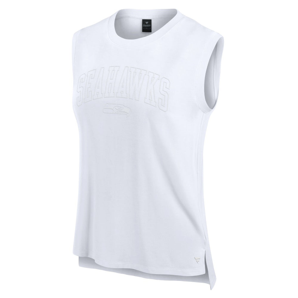 Seattle Seahawks Women's Studio Gym Tank Top - White discount