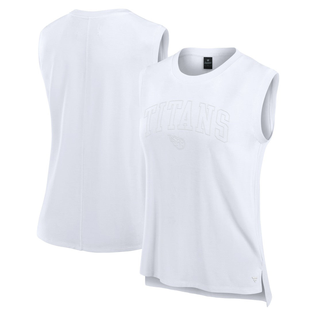 Tennessee Titans Women's Studio Gym Tank Top - White outlet