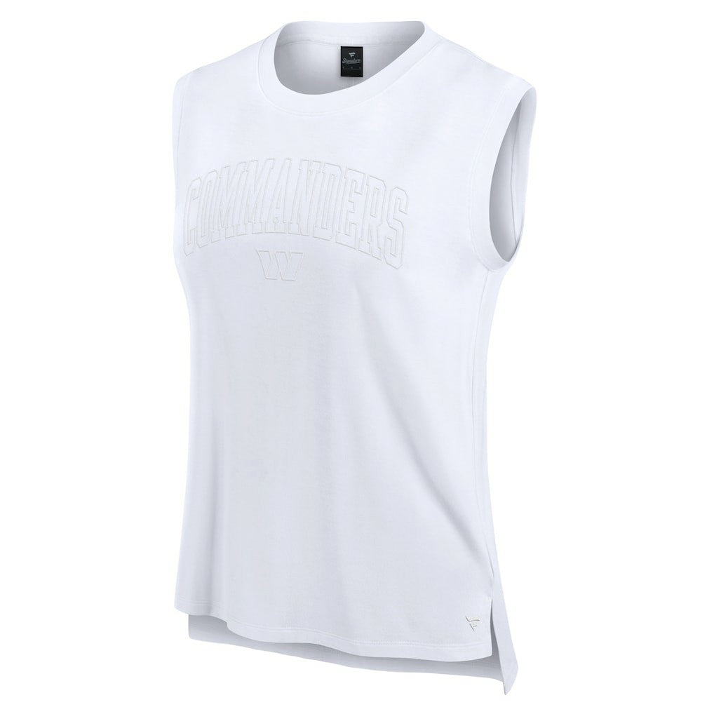 Washington Commanders Women's Studio Gym Tank Top - White online