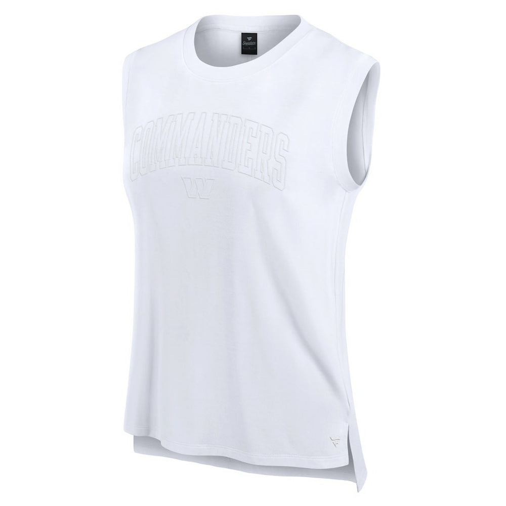 Washington Commanders Women's Studio Gym Tank Top - White online